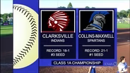 Class 1A — Clarksville Indians vs. Collins-Maxwell Spartans