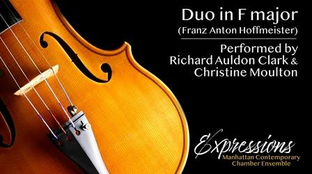Video thumbnail: Expressions Manhattan Chamber Ensemble | Duo in F major (Hoffmeister)