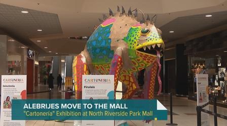 Video thumbnail: Chicago Tonight: Latino Voices Traditional Mexican Paper Mache Works on Display at Mall