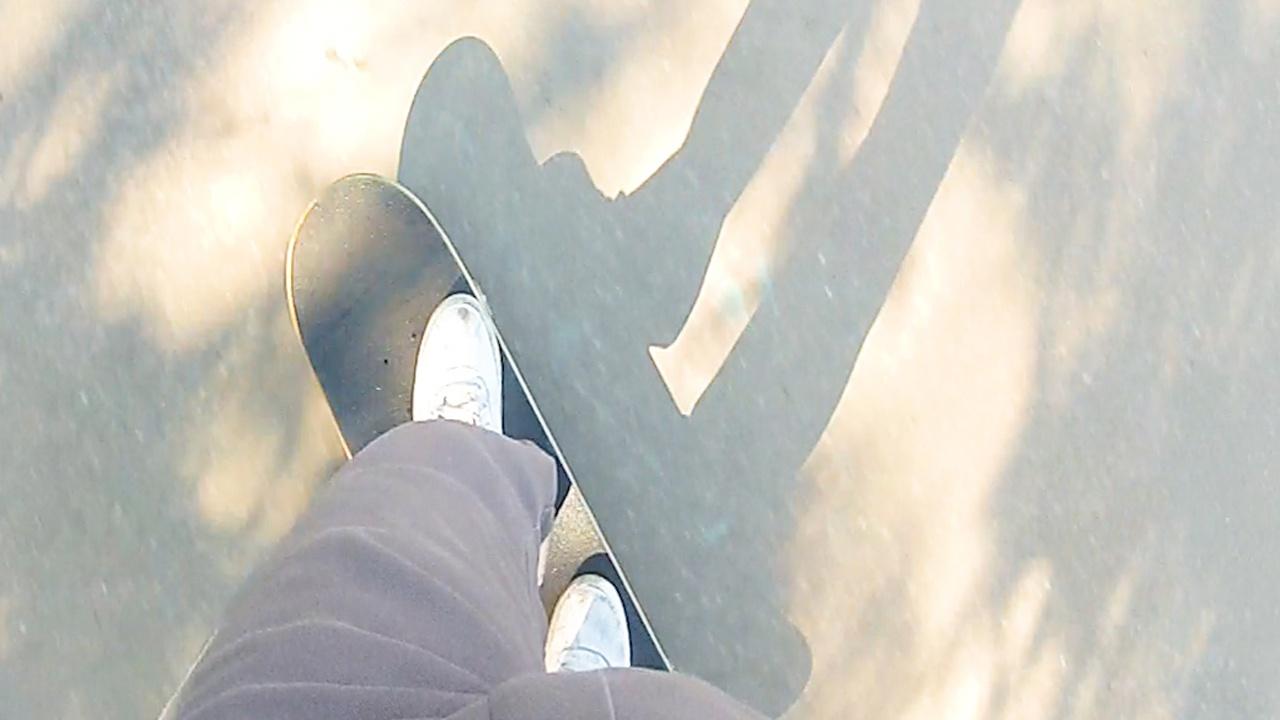 Skateboard Serenity: Shredding Concrete