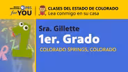 1st Grade with Mrs. Gillette – Lesson # 12 (Spanish CC)