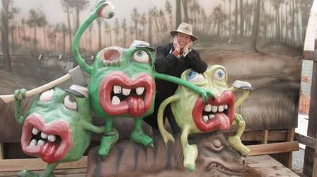 Video thumbnail: The Art Scene The Jester in the Enchanted Castle: Artist Mark Cline