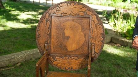 Video thumbnail: Antiques Roadshow Appraisal: Pyrography Hutch Table, ca. 1920