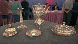 Appraisal: Silver Service & Dresser Set, ca. 1900
