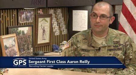 Video thumbnail: GPS for Success Sergeant First Class Aaron Reilly Extended Interview