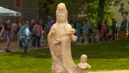 Appraisal: Chinese Qing Dynasty Marble Guanyin, ca. 1880