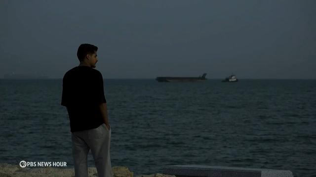A rare look at the Strait of Hormuz from both land and water