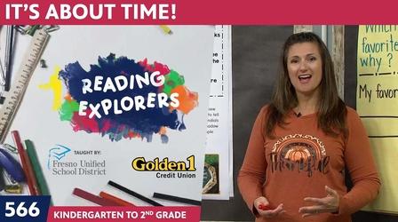 Video thumbnail: Reading Explorers K-2-566: It's About Time!
