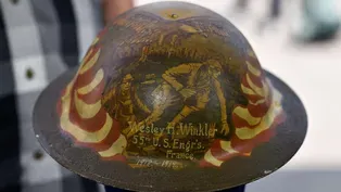 Appraisal: WWI 55th U.S. Engineers Painted Helmet