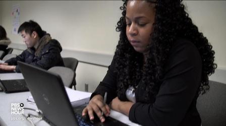Video thumbnail: PBS NewsHour Filling in this gap can help low-income students succeed
