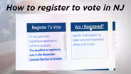 How to register to vote in NJ for 2020 election