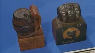 Appraisal: Folk Art Keg Carvings, ca. 1920