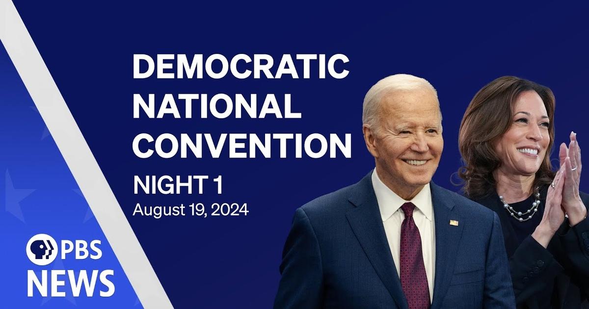 PBS News Hour | 2024 Democratic National Convention | DNC Night 1 | PBS News special coverage