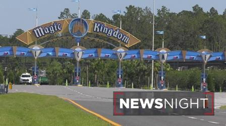 Video thumbnail: NewsNight Disney World parks prepare to reopen