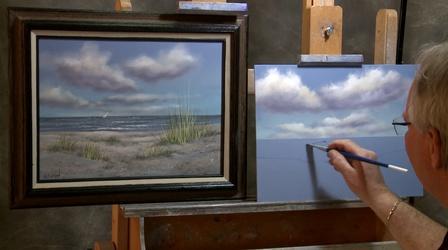 Video thumbnail: Painting with Wilson Bickford Wilson Bickford "Ocean Afternoon" Part 1