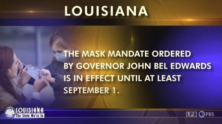 Video thumbnail: Louisiana: The State We're In Vaccine Mandates, Surge & Spread, Mental Health, Tourism