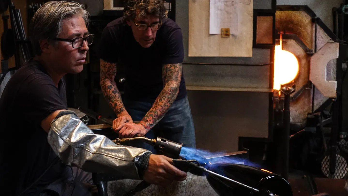 Tlingit glass artist Preston Singletary