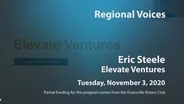 Regional Voices: Eric Steele, Elevate Ventures