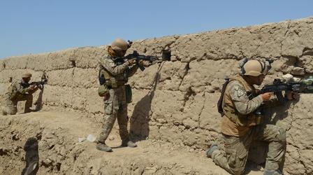 Video thumbnail: PBS NewsHour Amid peace talks, Taliban claims deadly explosion in Kabul