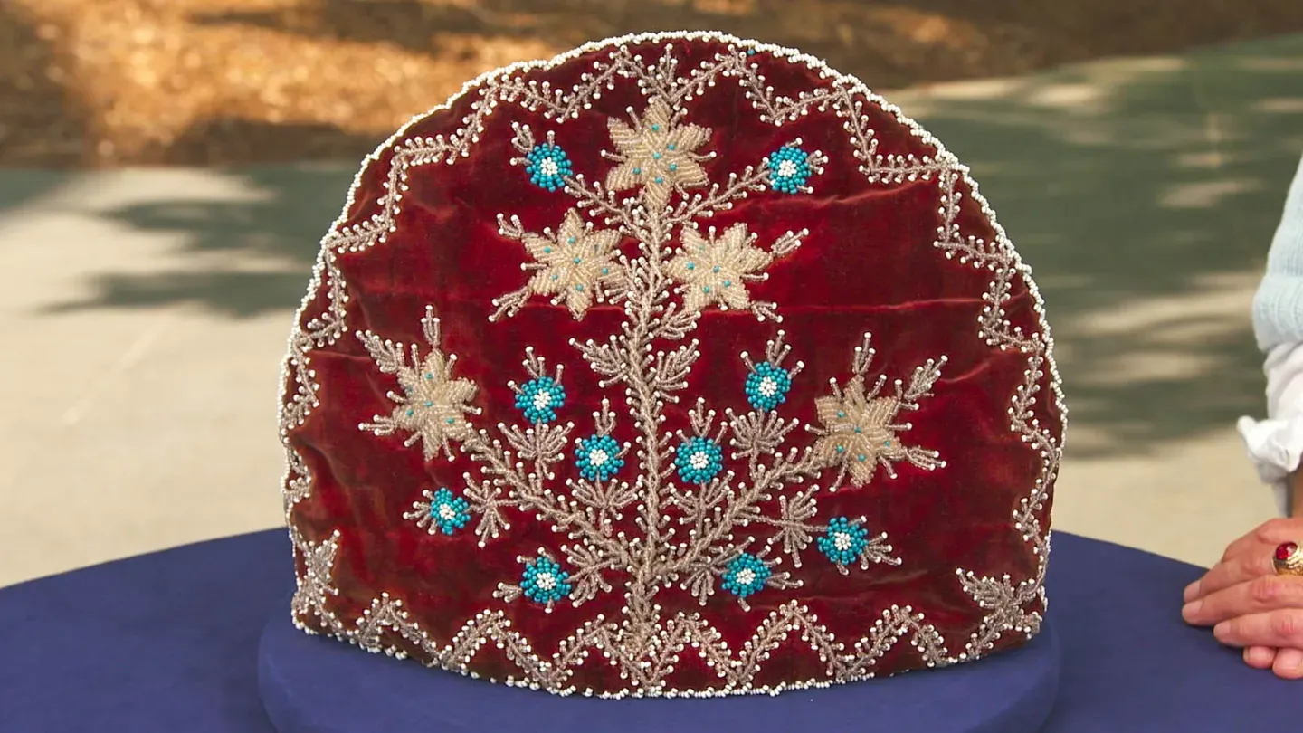 Appraisal: Iroquois Beaded Tea Cozy, ca. 1850