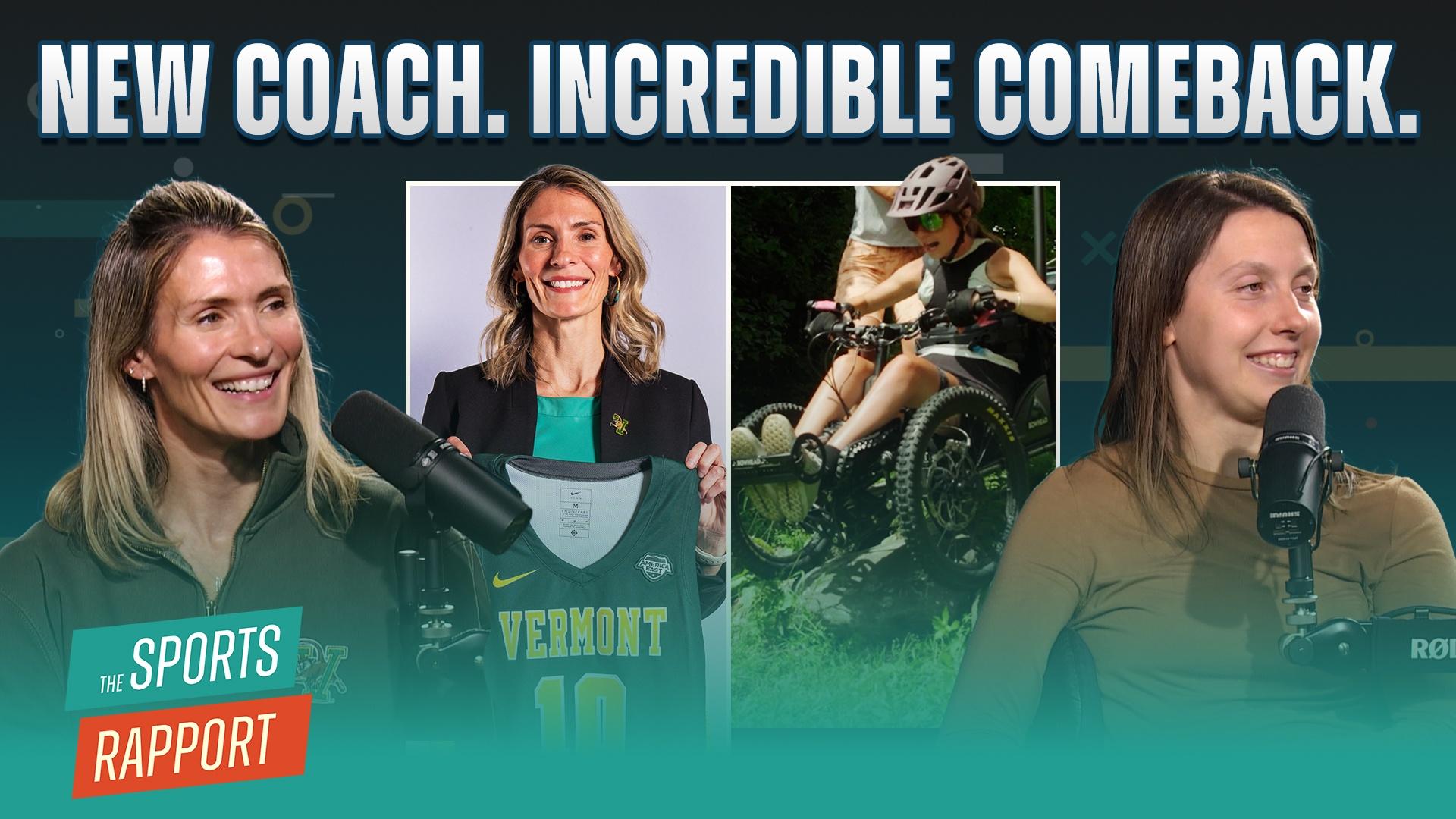 New UVM basketball coach; adaptive mountain biking; and high school controversy.
