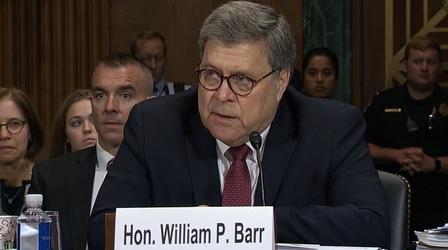 Attorney General William Barr under fire