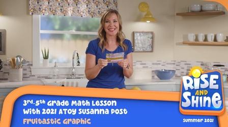 Video thumbnail: Rise and Shine Math Susanna Post Fruitastic Graphic