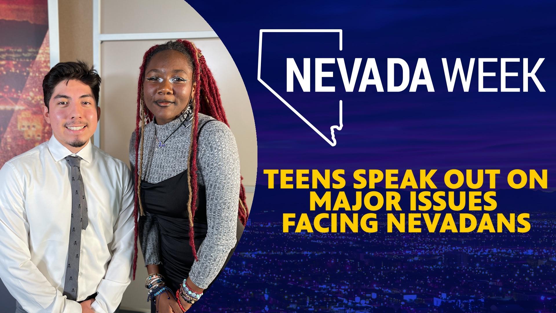 Teens speak out on major issues facing Nevadans