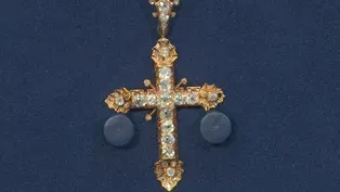 Appraisal: Diamond & Gold Cross Pendant, ca. 1890