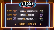 West Forsyth, Duluth, Lanier | Flag Football: Week Four