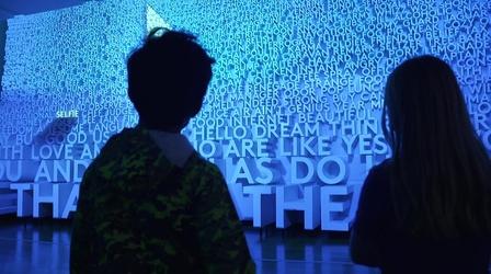 Video thumbnail: PBS NewsHour Interactive museum strives to boost the love of words