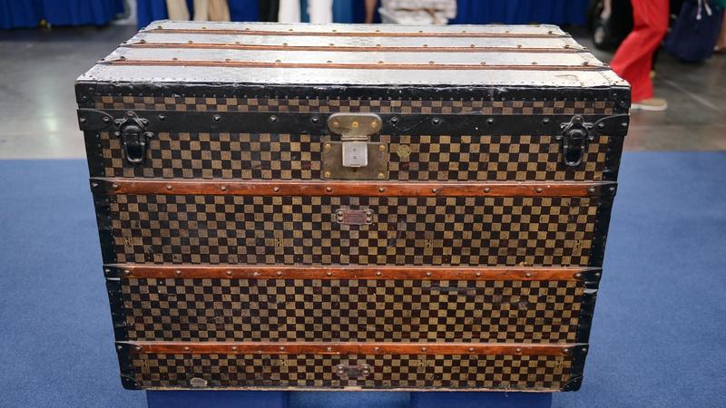 Louis Vuitton Yellow Steamer Trunk  Bentleys London