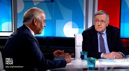 Video thumbnail: PBS NewsHour Shields and Brooks on Trump trade war risks