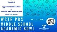 WCTE PBS Middle School Academic Bowl 2024 Ep.2