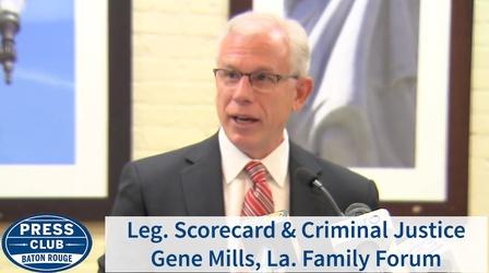 Video thumbnail: Press Club Criminal Justice Reform | Gene Mills