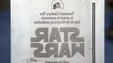 Video thumbnail: Antiques Roadshow Appraisal: 1976 "Star Wars" Printer's Plate