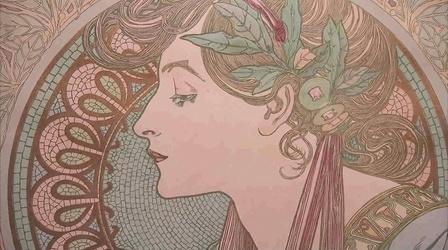 Appraisal: 1901 Alphonse Mucha "Laurel" Decorative