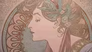Appraisal: 1901 Alphonse Mucha "Laurel" Decorative