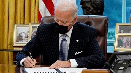 Video thumbnail: PBS NewsHour Biden administration begins push for action on COVID relief