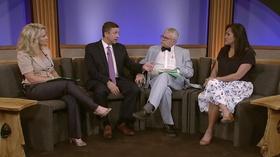 Video thumbnail: Almanac Political Party Chairs Chat About Tariffs and Insulin