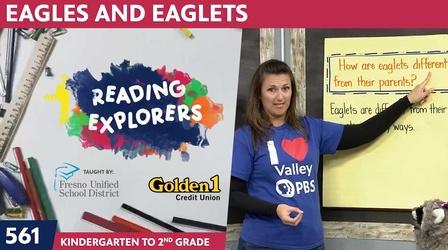 Video thumbnail: Reading Explorers K-2-561: Eagles and Eaglets