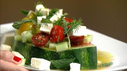 Video thumbnail: Check Please! South Florida Watermelon Greek Salad | Michy's Munchies