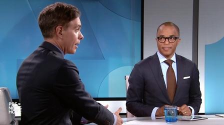 Video thumbnail: PBS NewsHour Capehart and Lewis on fallout of Biden withholding weapons