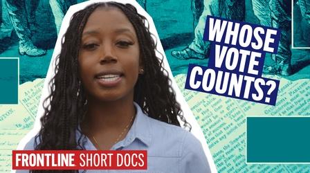Video thumbnail: FRONTLINE The Fight Against Voter Suppression (A Brief History)