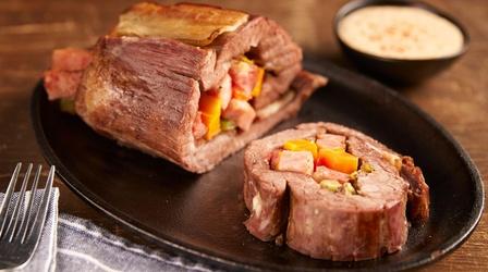 Video thumbnail: Steven Raichlen's Project Fire Episode 402: Rolled, Stuffed and Grilled