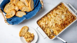 Warm Crab Dip with Crostini | Kitchen Recipe