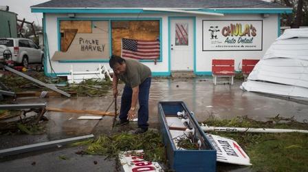 Video thumbnail: PBS NewsHour As hurricane slows, Texas braces for further damage