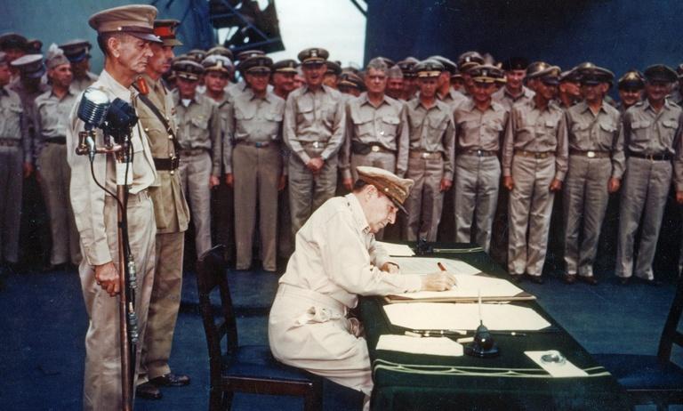 Surrender On The USS Missouri