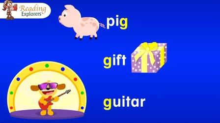 Video thumbnail: Reading Explorers K-306: Find the Letter G & Keyword 'Was' and 'For'