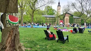 Princeton campus calm, pro-Palestinian protest continues